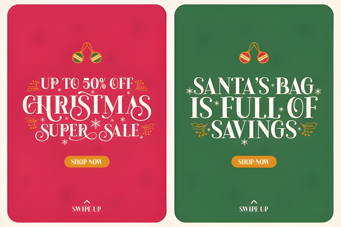 Amour Christmas Font - Image 2