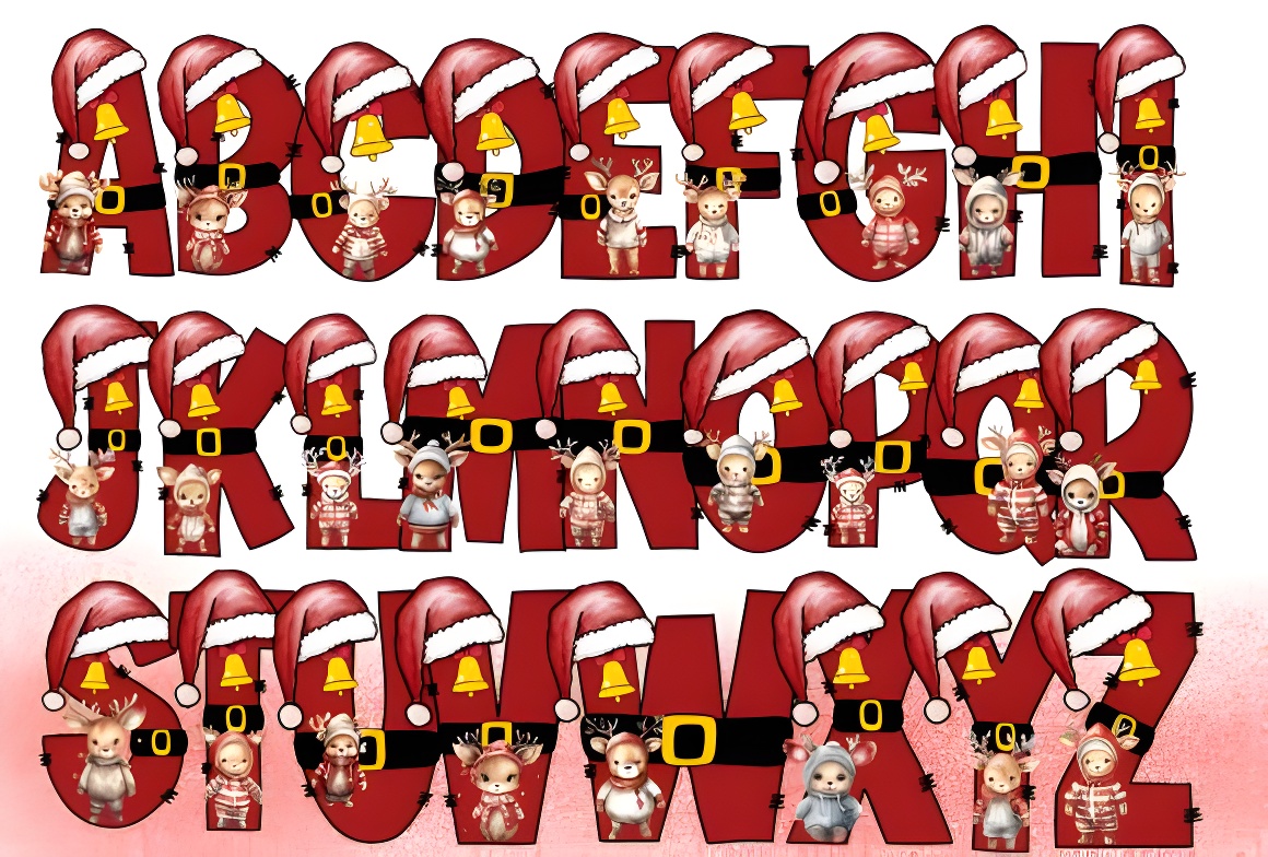 Festive Christmas Font | Holiday Typography & Design - Image 2