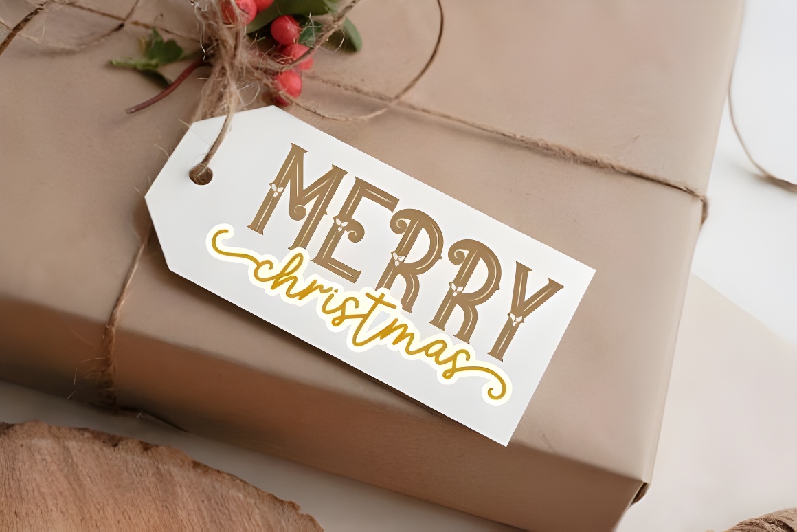 Christmas Holiday Duo Font Bundle - Script & Decorative Pair - Image 5