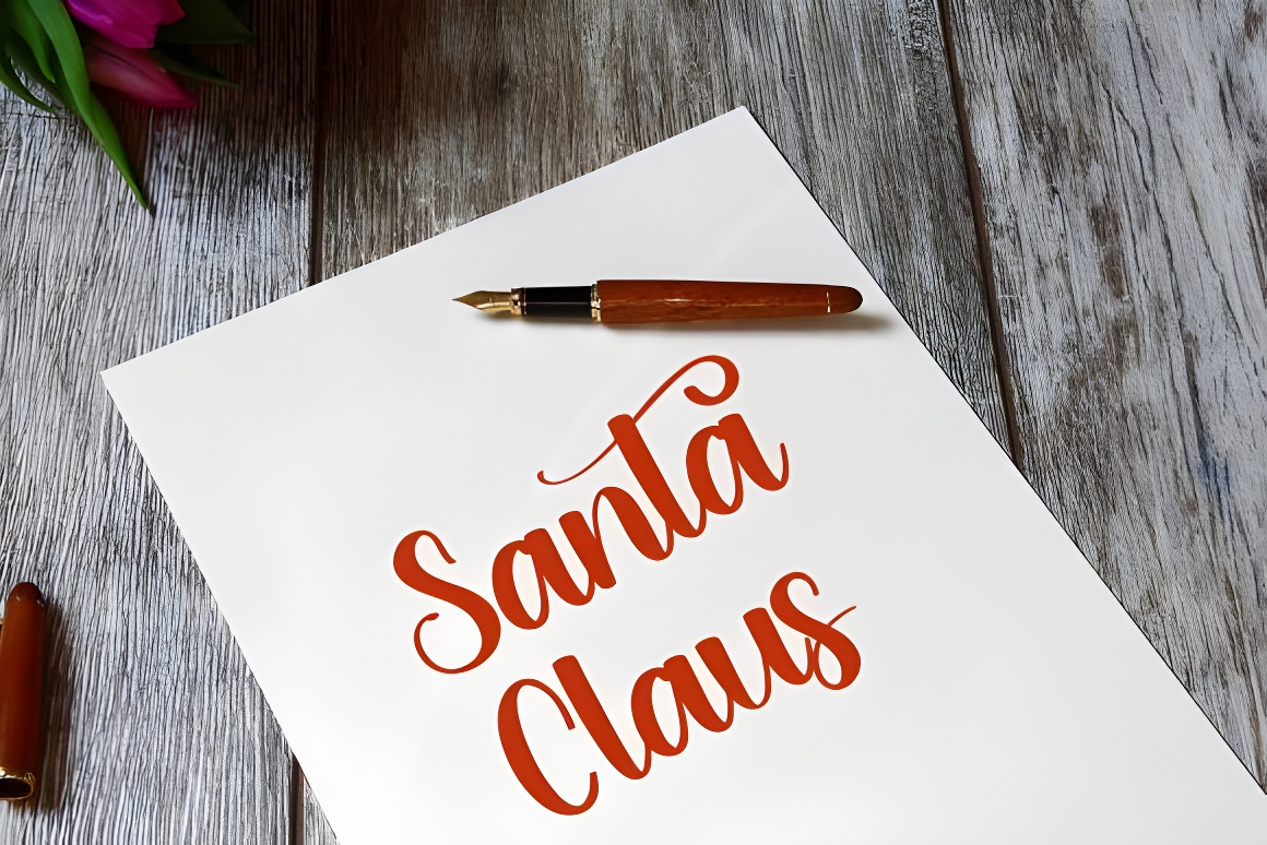 Festive Christmas Font - Merry Holiday Typeface & Decorative Symbols - Image 3