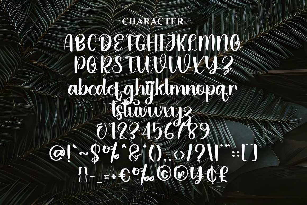 Festive Christmas Font - Merry Holiday Typeface & Decorative Symbols - Image 4