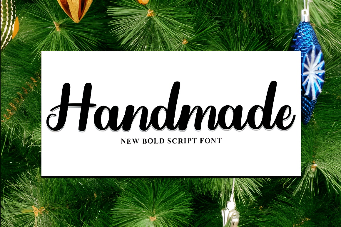 Festive Christmas Golden Font - Holiday Decorative Typeface - Image 2