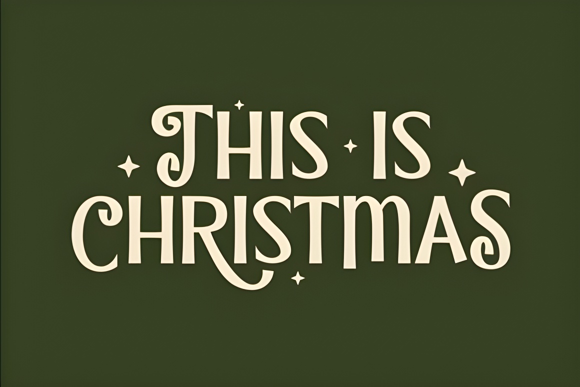 Festive Christmas Handwritten Font - Quirky, Decorative Style - Image 2