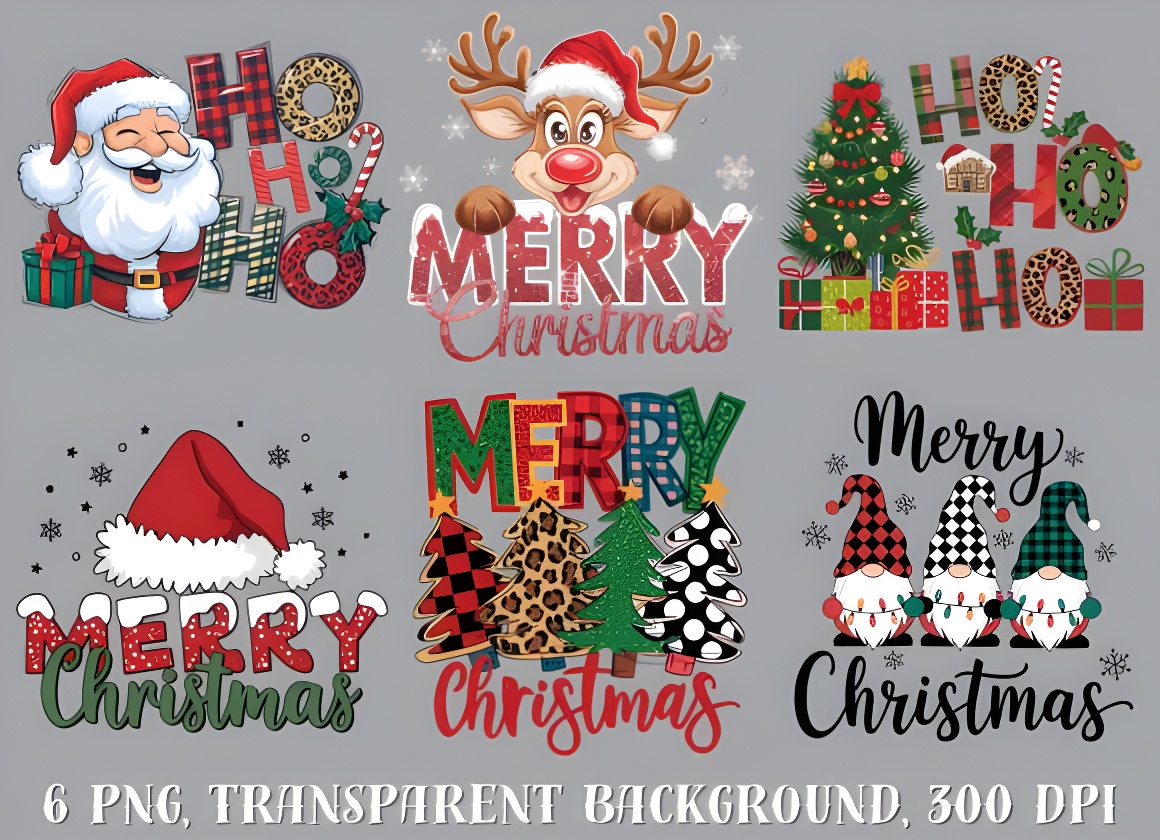 Santa Claus Christmas PNG Bundle (6 High-Quality Files) - Image 2