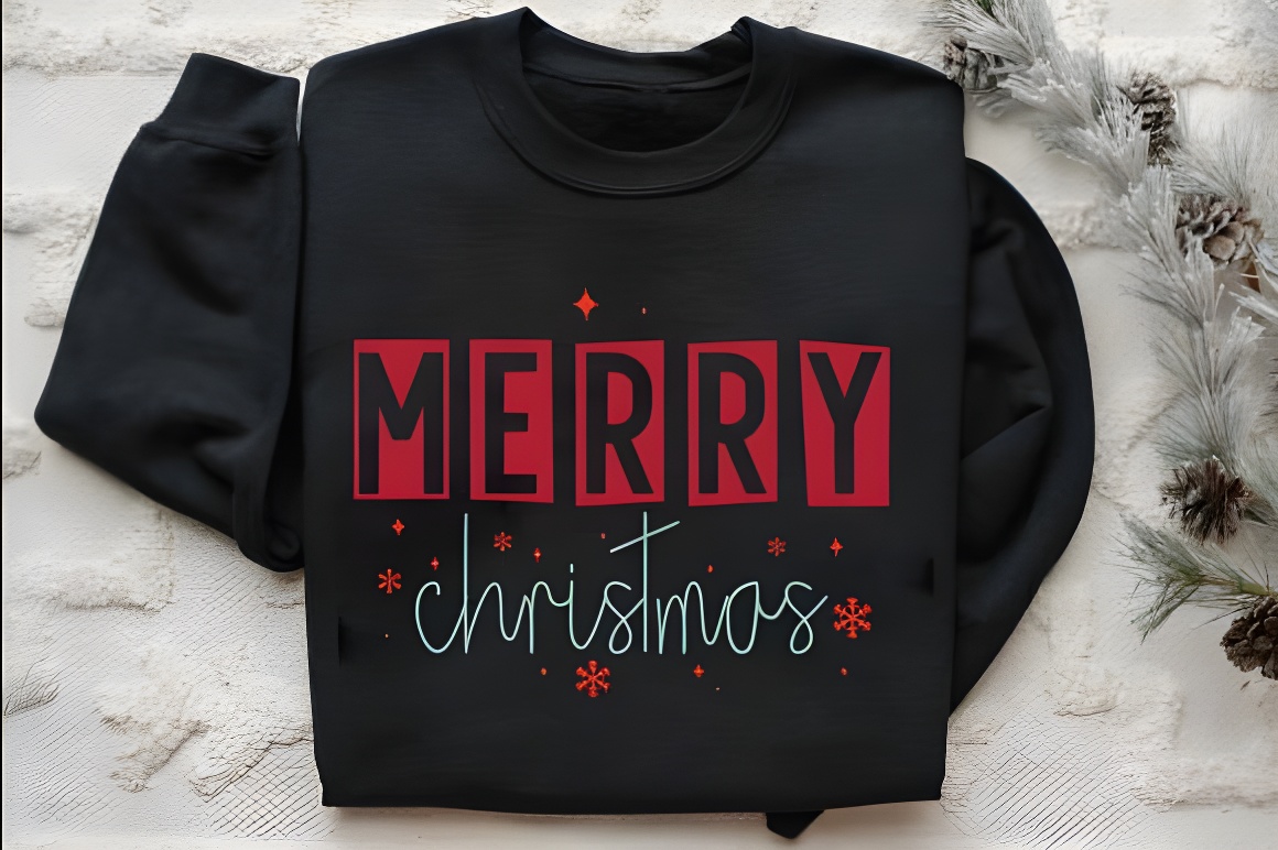 Christmas Vibes Duo Font: Bold Display & Cursive Holiday Typography - Image 2