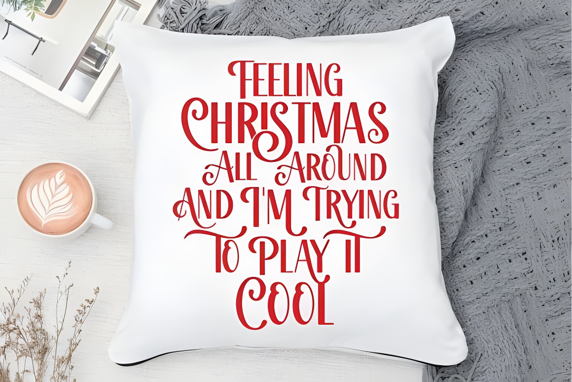Dancing Christmas Font: Elegant Handwritten Holiday Typeface - Image 4