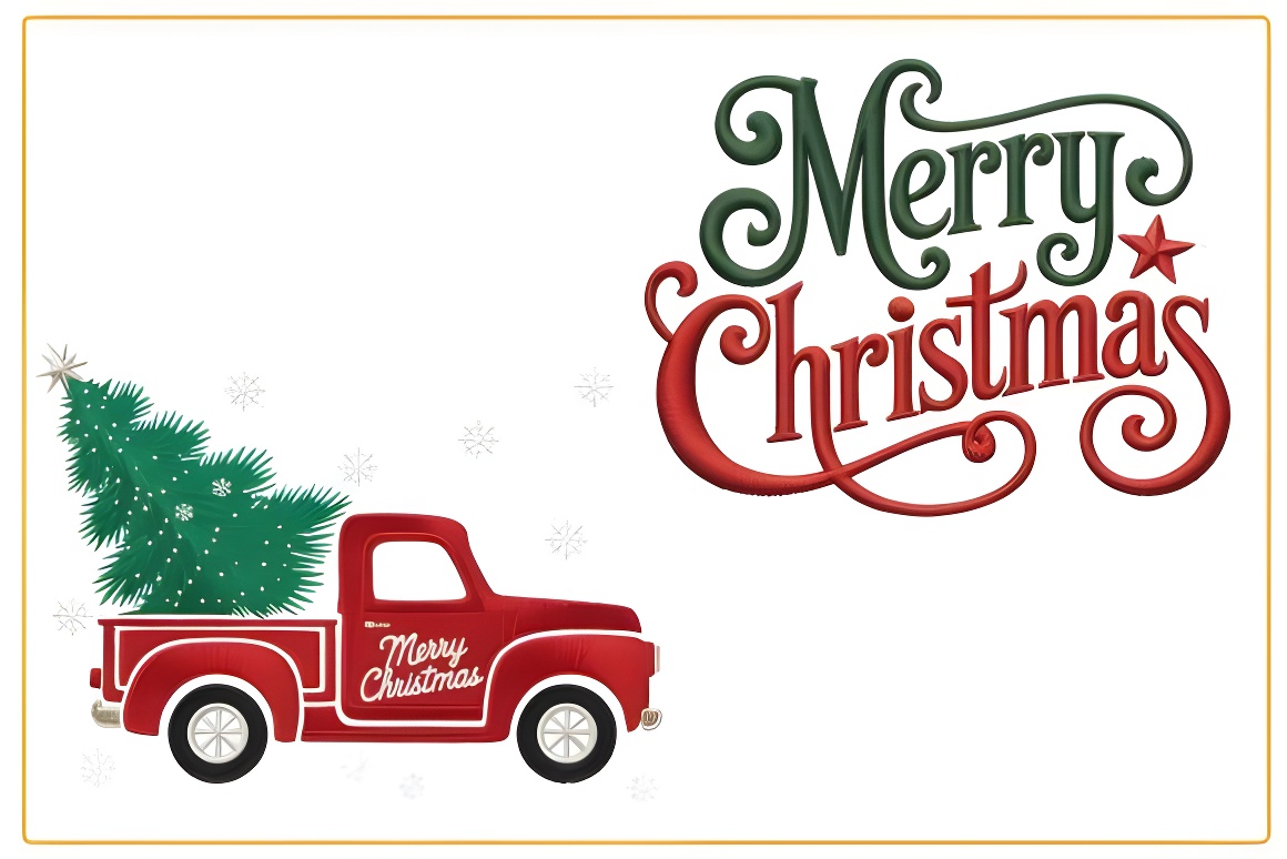 Embroidery Merry Christmas Saying Bundle - Image 4