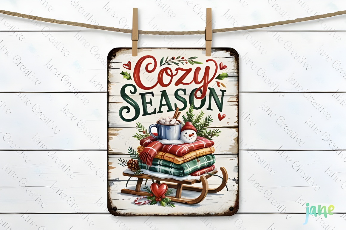 Farmhouse Cozy Christmas Sublimation - Image 5