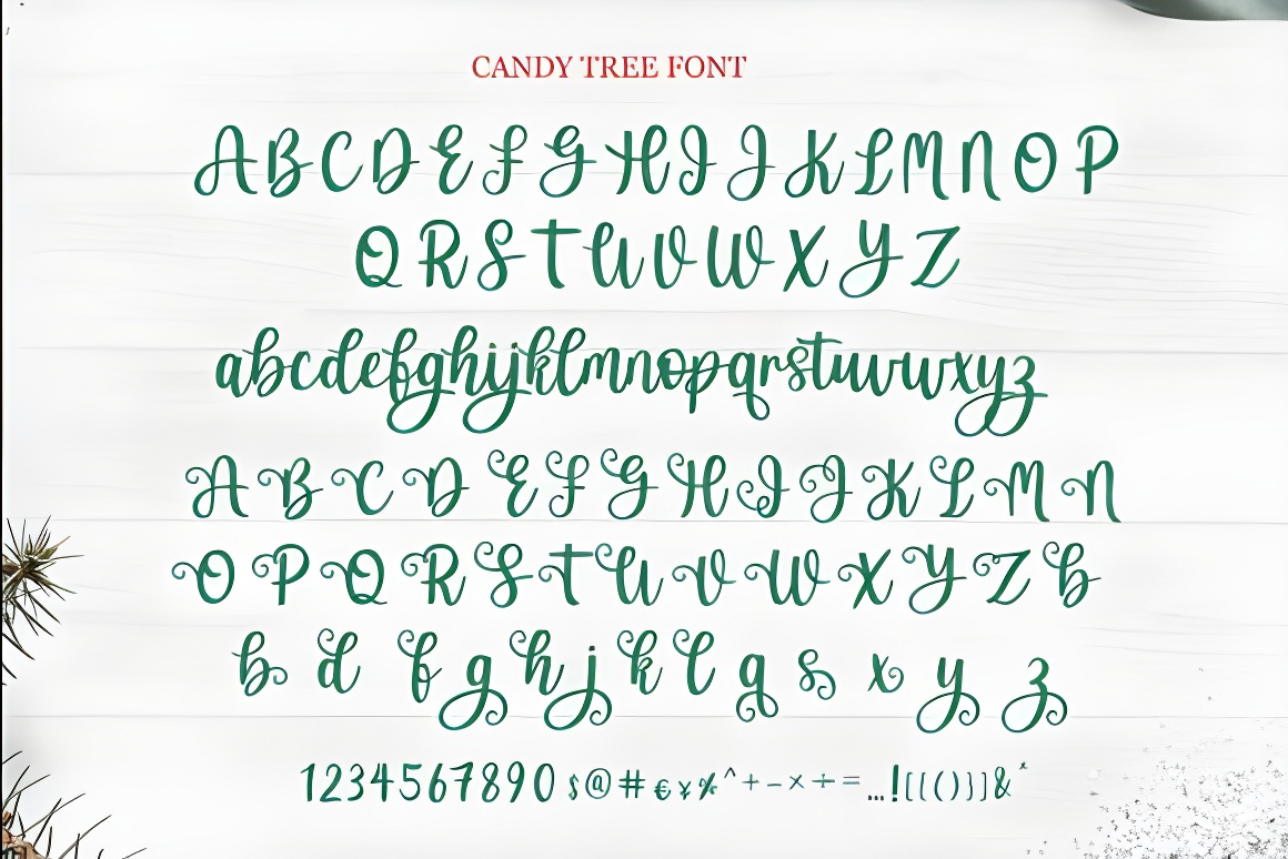 Madison Christmas Monogram Font Duo - Script & Decorative Split Design - Image 3