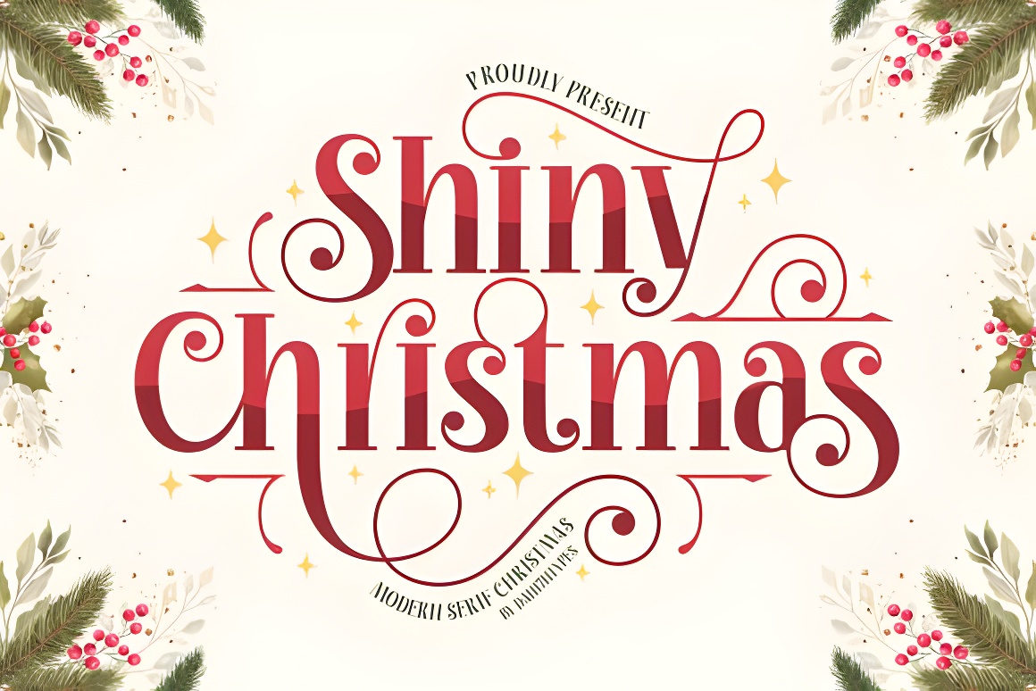 Shiny Christmas Font