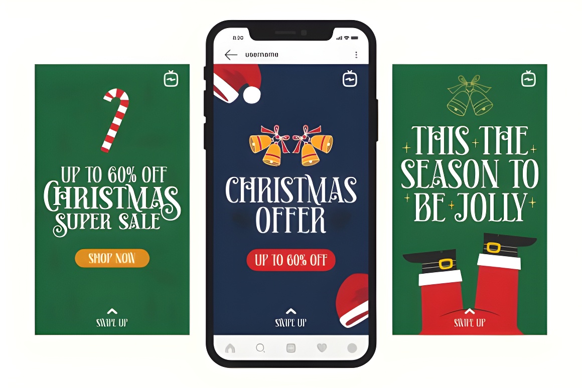 Festive Christmas Handwritten Font | Holiday Typography Download - Image 2