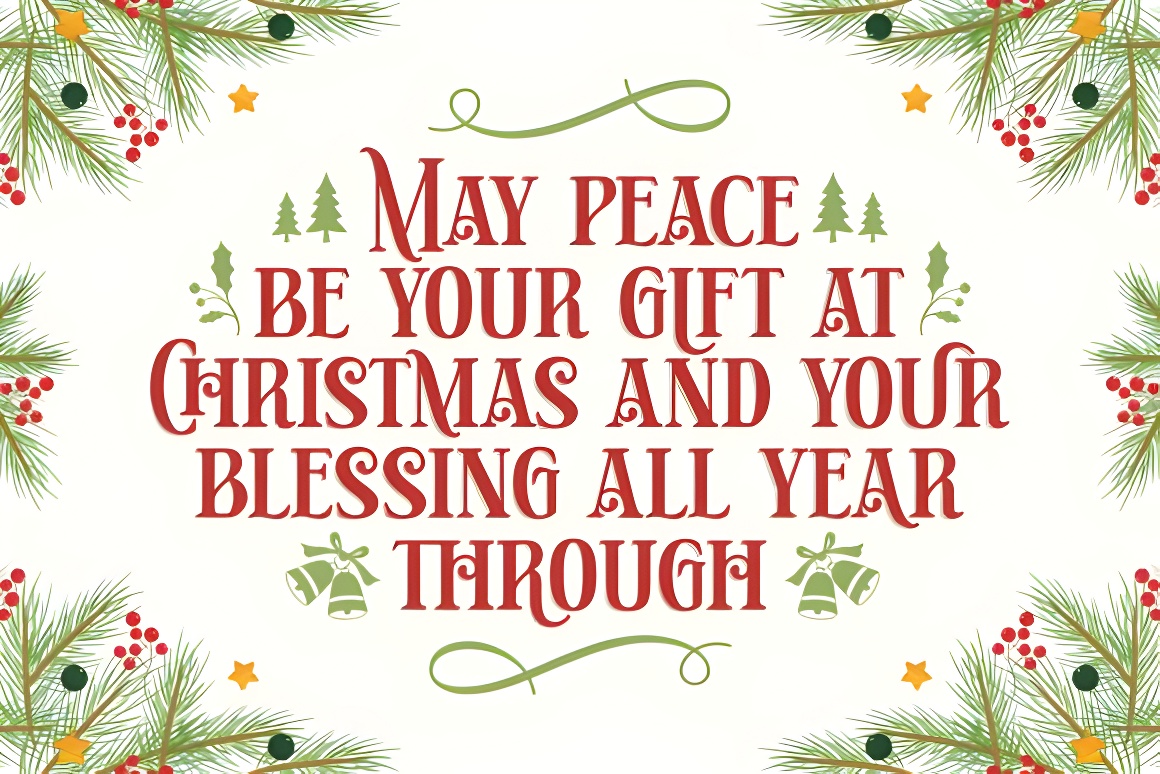 Festive Christmas Handwritten Font | Holiday Typography Download - Image 3