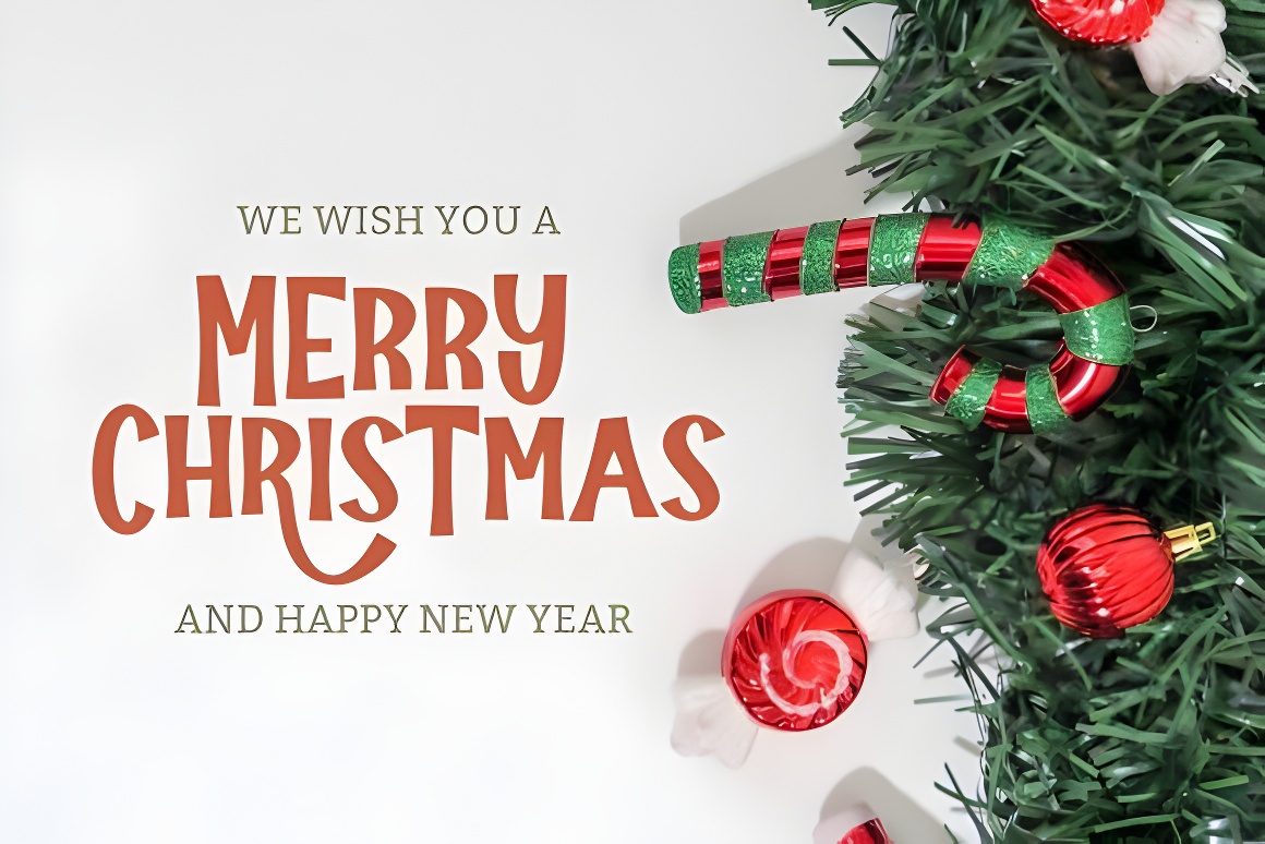 Twinkle Christmas Font - Handmade Holiday Display Typography - Image 3
