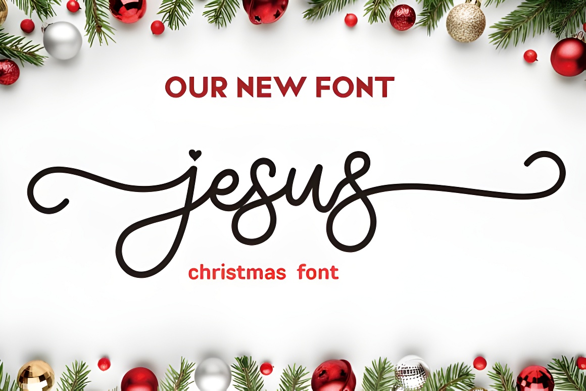 Elegant Christmas Font | Holiday Handwriting Calligraphy Style - Image 2
